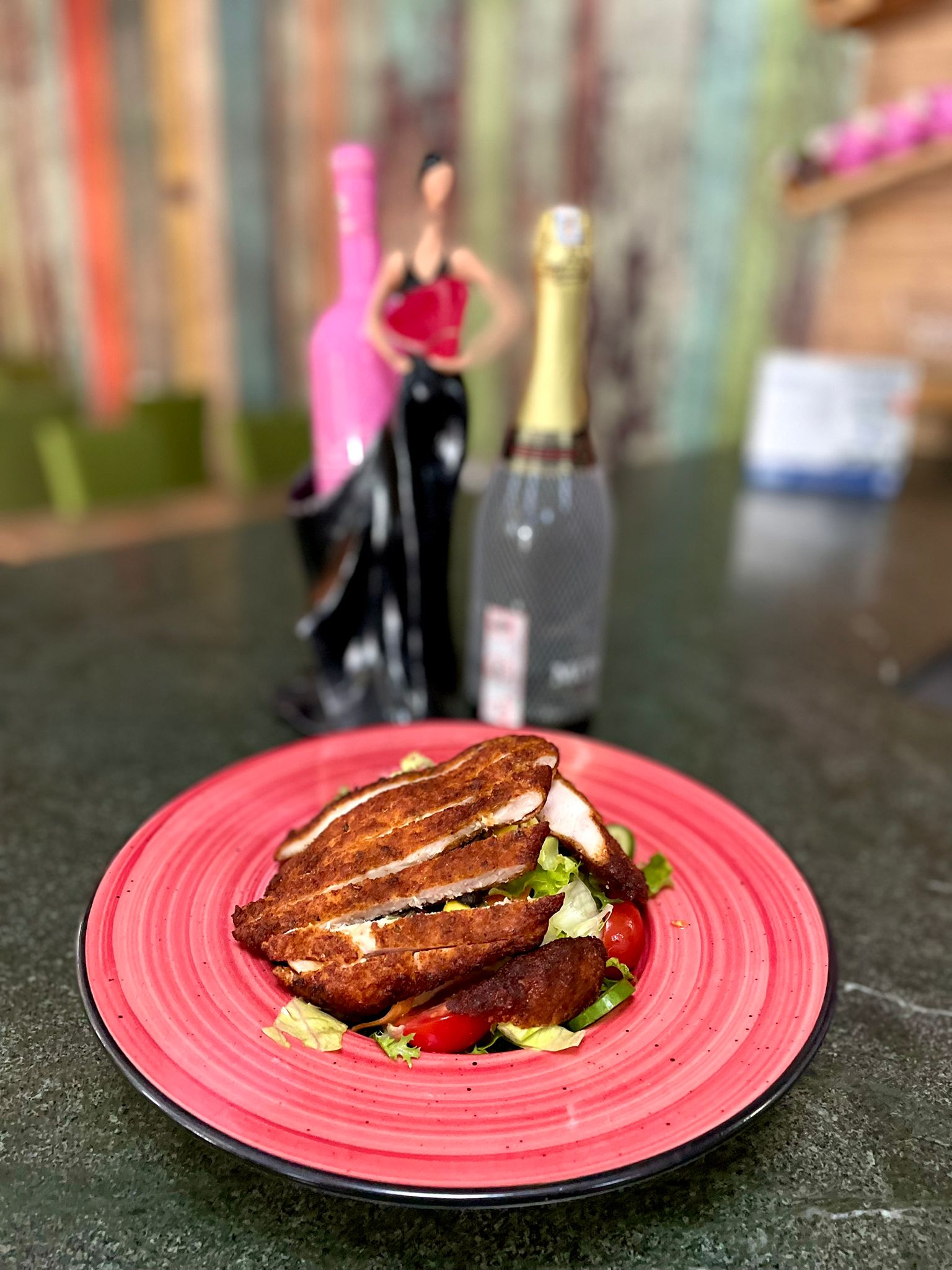 Cajunlu Tavuk Salata