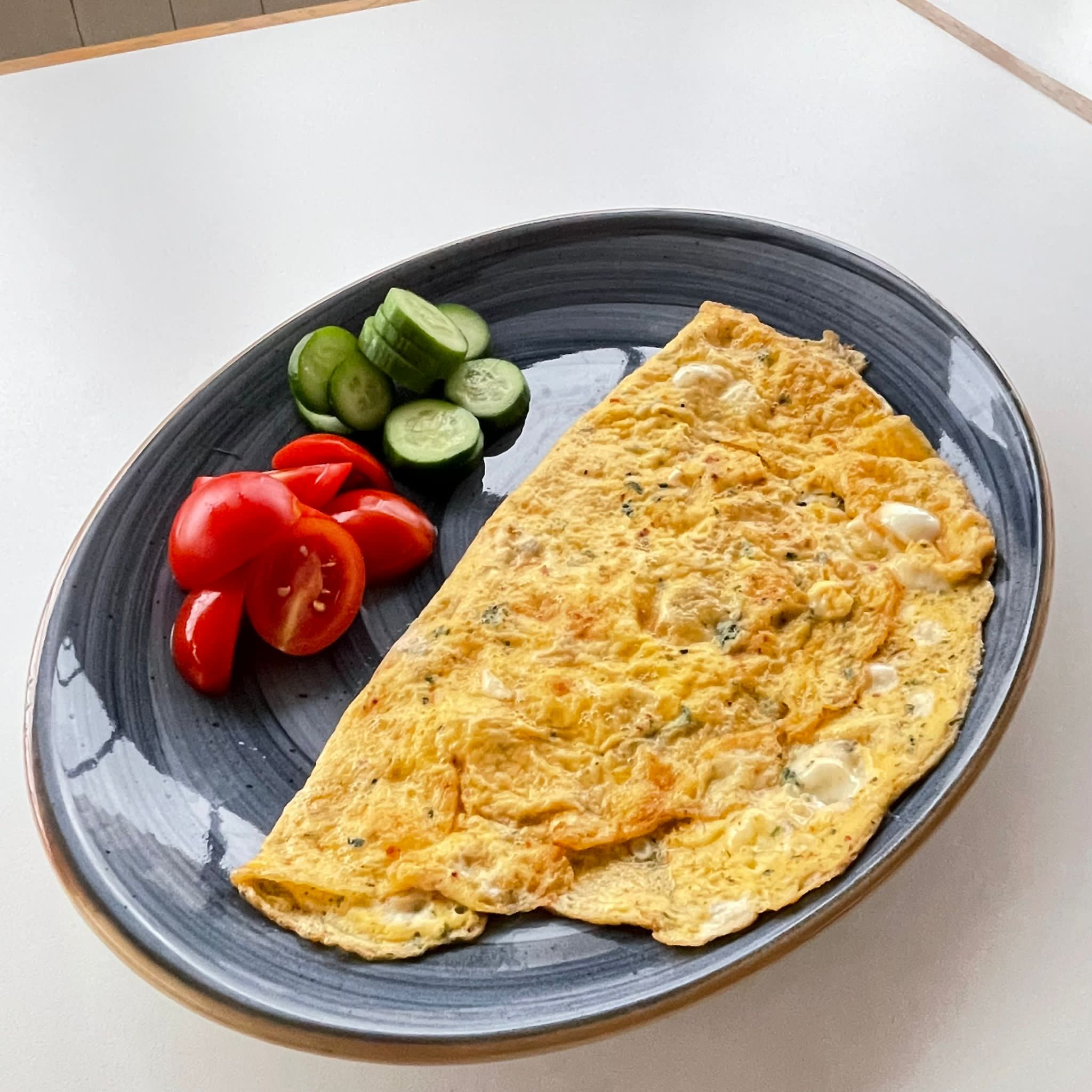 Beyaz Peynirli Omlet