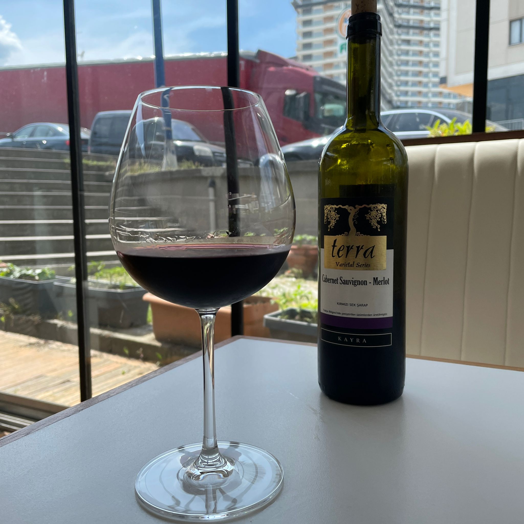 Kırmızı Şarap Kadeh   